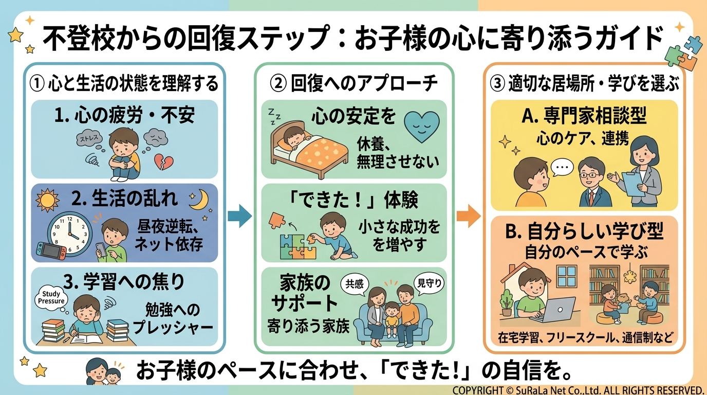 不登校の期間とは？平均・長期化の理由と回復までのプロセス