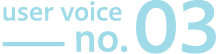 user voice no.03