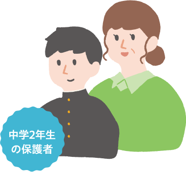 中学２年生の保護者