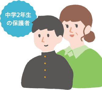 中学２年生の保護者