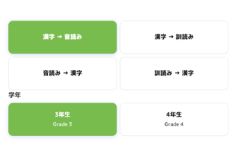 モードとレベルを選んでスタートする