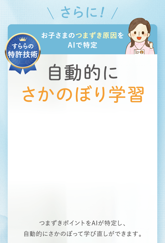 自動的にさかのぼり学習