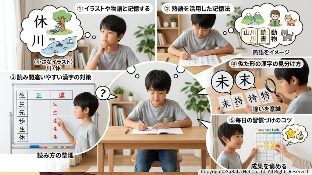 反復学習以外の漢字学習法5選