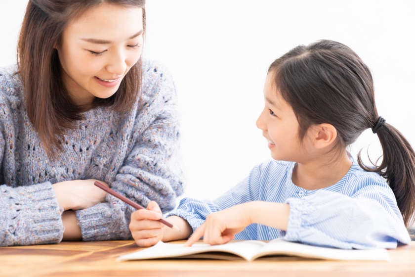 問題集を用いた学習風景