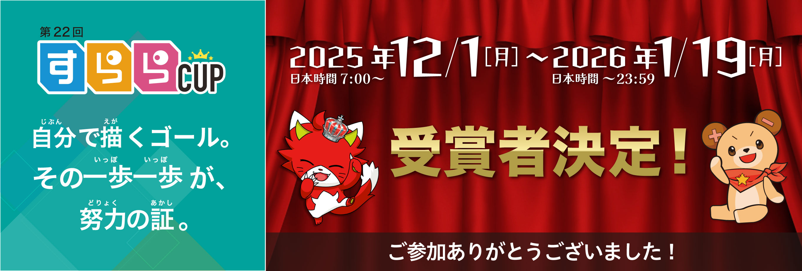 第22回すららカップ_受賞者決定