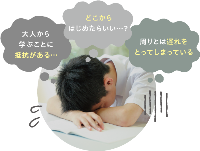 大人から学ぶことに抵抗がある… どこから始めたらいい…？ 周りとは遅れをとってしまっている