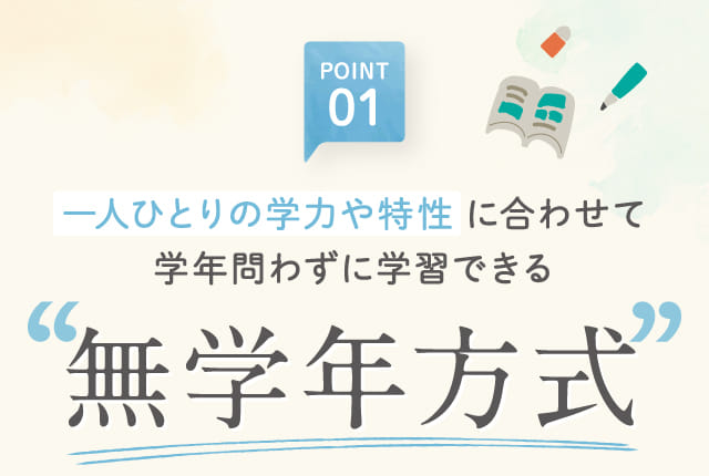 POINT01 無学年方式