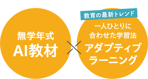 無学年式AI教材 教育の最新トレンド 一人ひとりに合わせた学習法 アダプティブラーニング